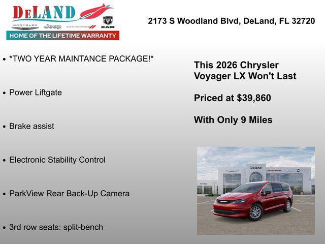 new 2026 Chrysler Voyager car, priced at $39,860