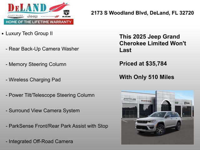 new 2025 Jeep Grand Cherokee car, priced at $35,784