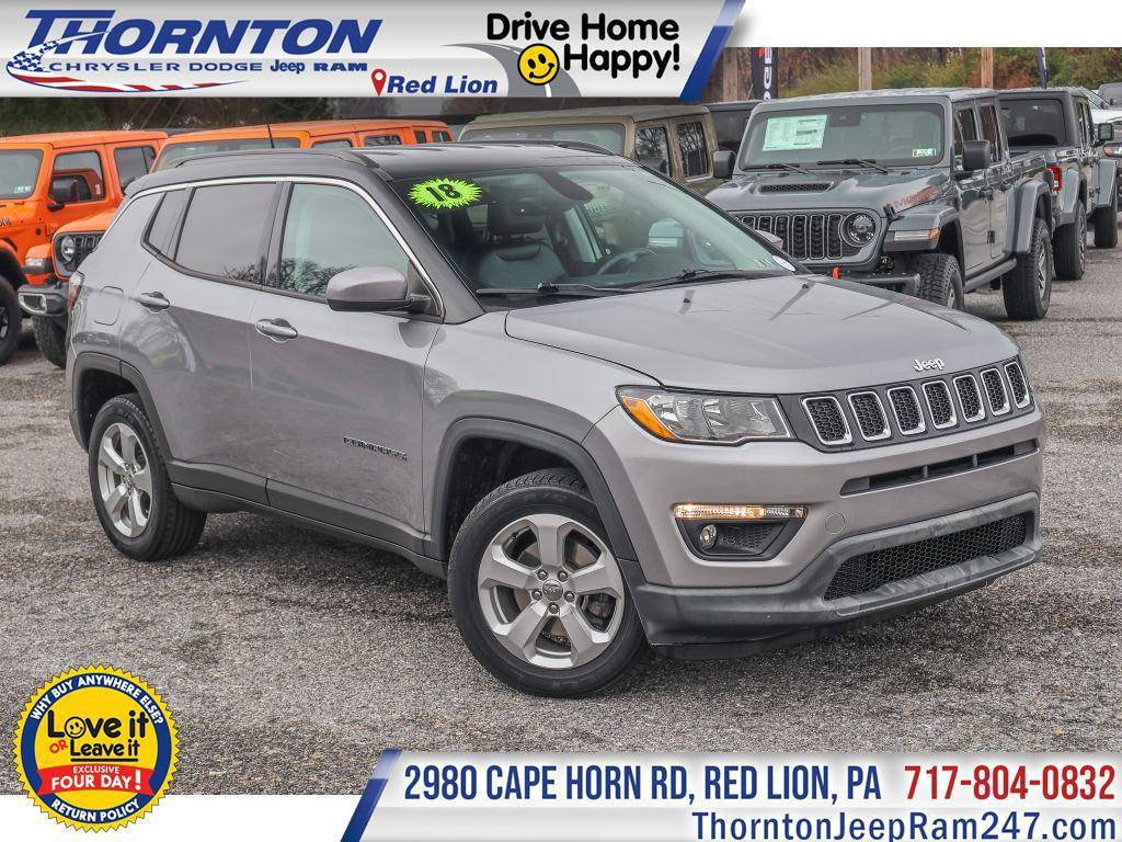 used 2018 Jeep Compass car, priced at $16,988