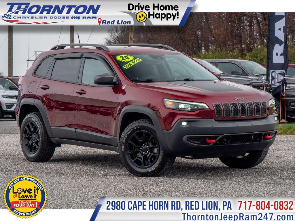 used 2020 Jeep Cherokee car, priced at $24,955