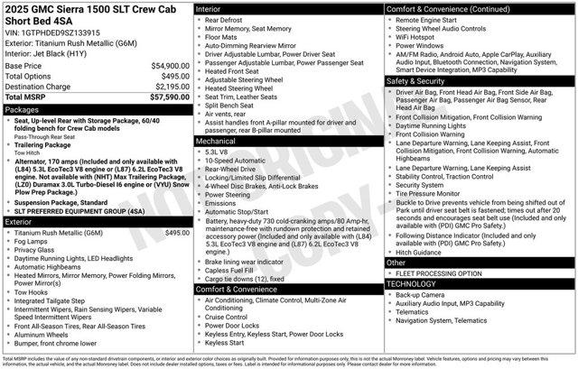 used 2025 GMC Sierra 1500 car, priced at $39,986