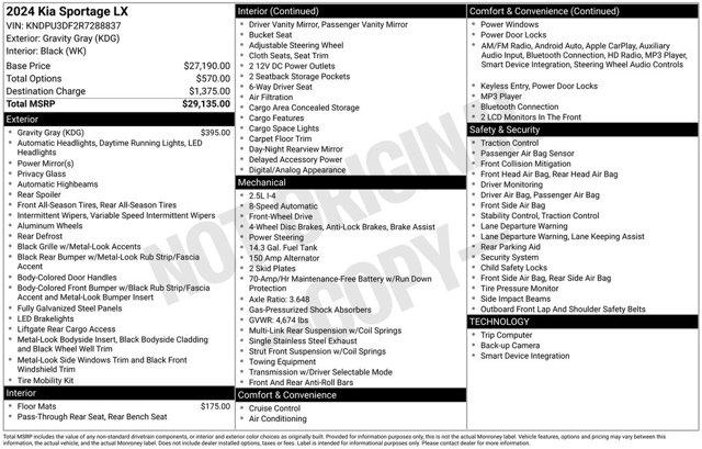 used 2024 Kia Sportage car, priced at $17,994