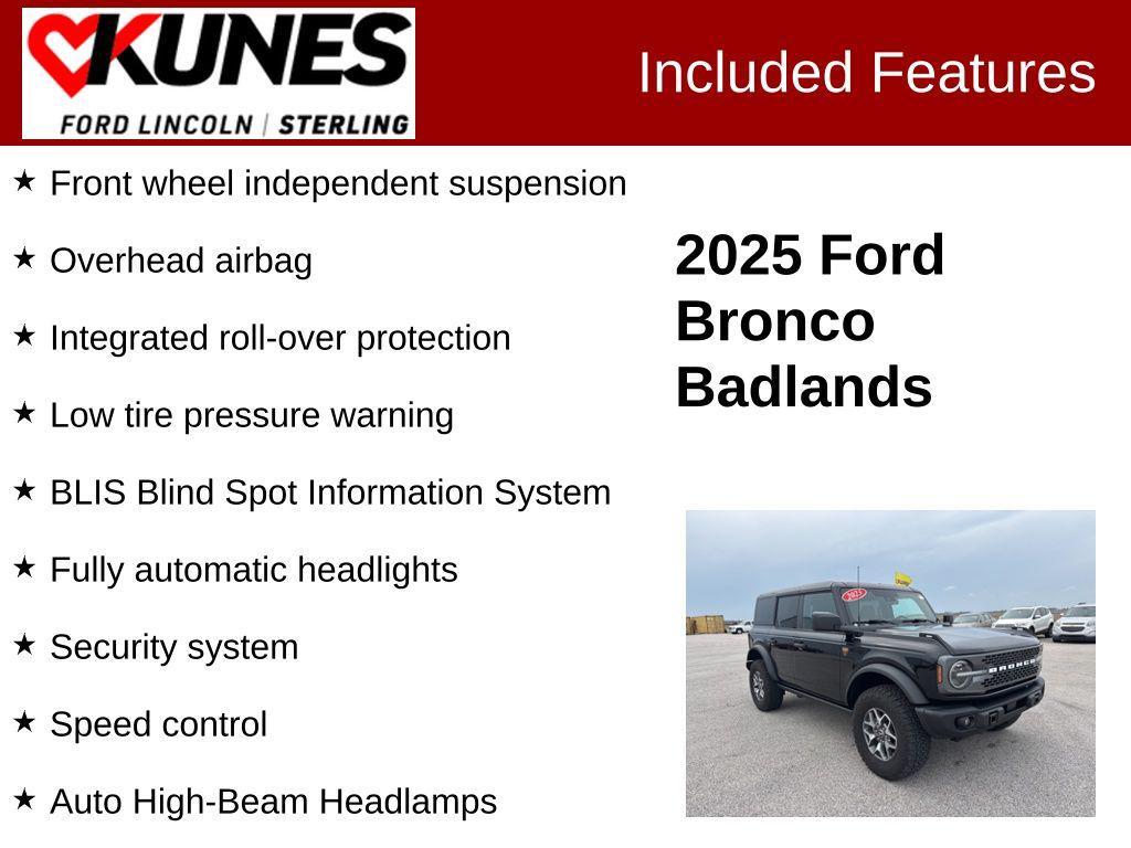 used 2025 Ford Bronco car, priced at $51,994