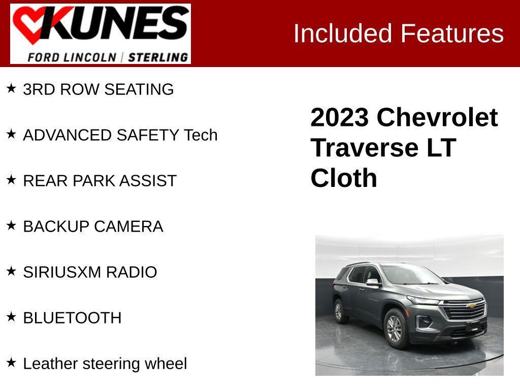 used 2023 Chevrolet Traverse car, priced at $21,291