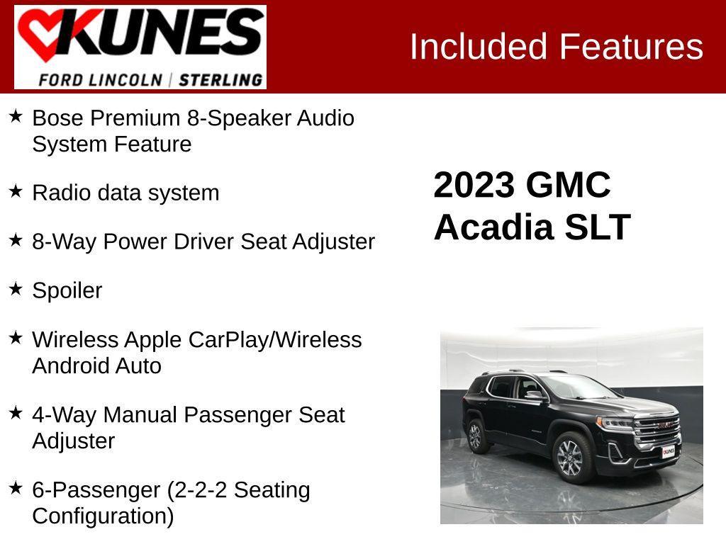 used 2023 GMC Acadia car, priced at $22,194