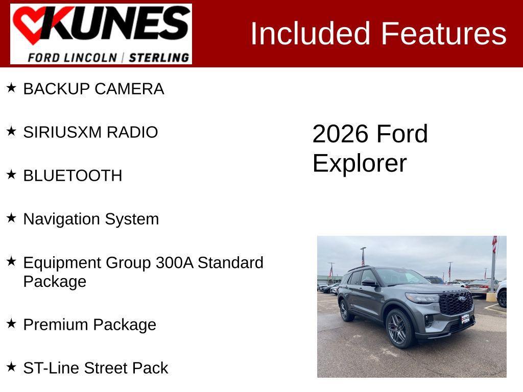 new 2026 Ford Explorer car, priced at $48,394