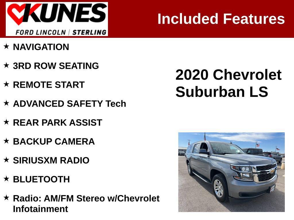 used 2020 Chevrolet Suburban car, priced at $20,692