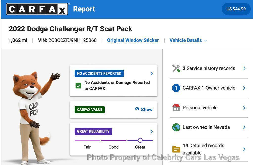 used 2022 Dodge Challenger car, priced at $41,500