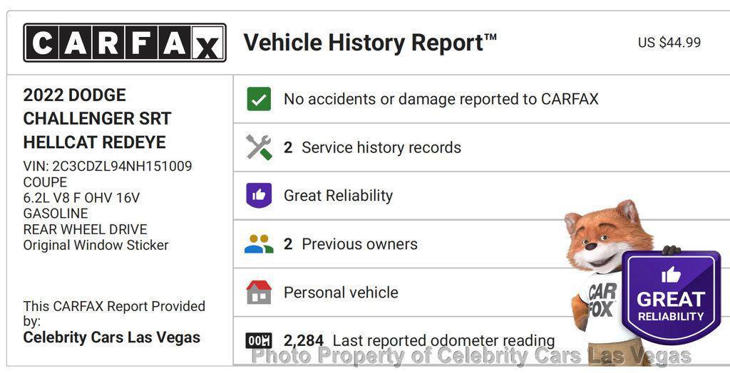used 2022 Dodge Challenger car, priced at $74,200