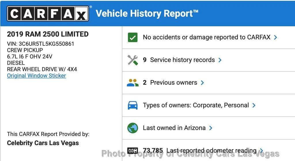 used 2019 Ram 2500 car, priced at $53,999