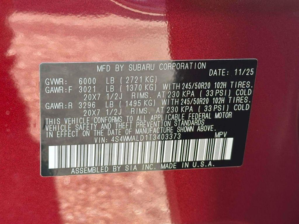 new 2026 Subaru Ascent car, priced at $53,963