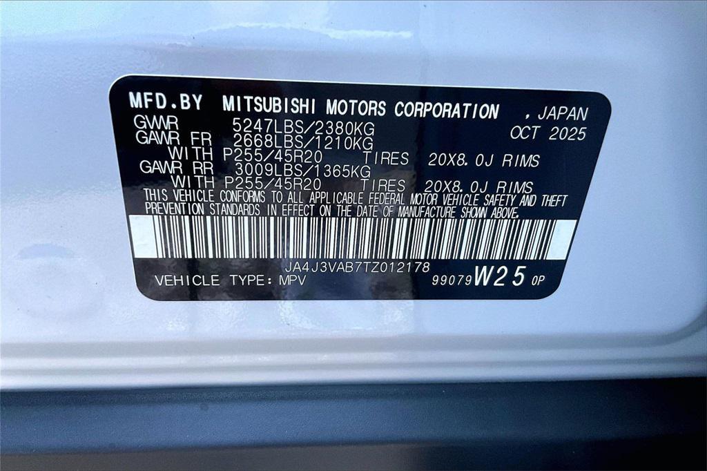 new 2026 Mitsubishi Outlander car, priced at $29,276