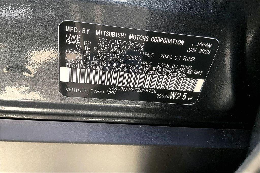 new 2026 Mitsubishi Outlander car, priced at $36,910