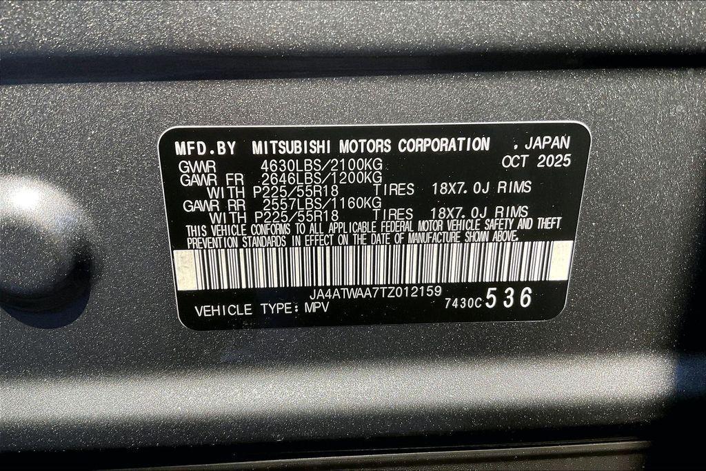 new 2026 Mitsubishi Eclipse Cross car, priced at $27,511