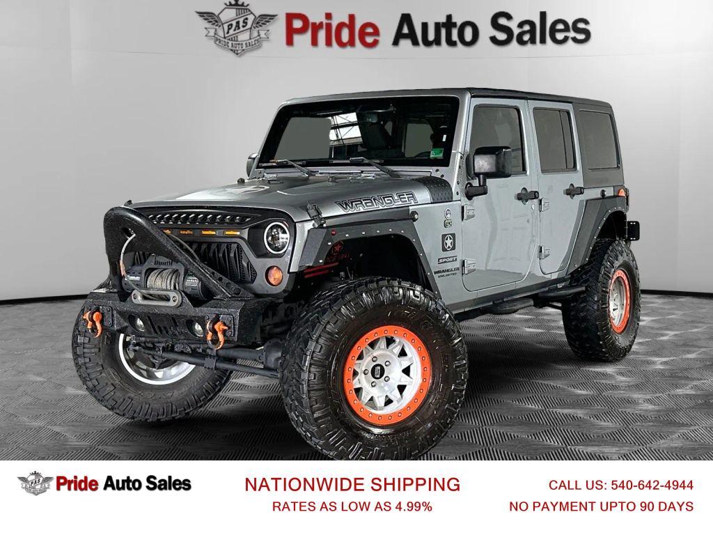 used 2015 Jeep Wrangler Unlimited car, priced at $17,886
