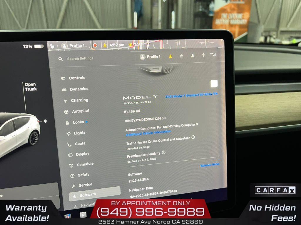 used 2021 Tesla Model Y car, priced at $23,950