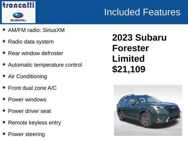 used 2023 Subaru Forester car, priced at $21,109
