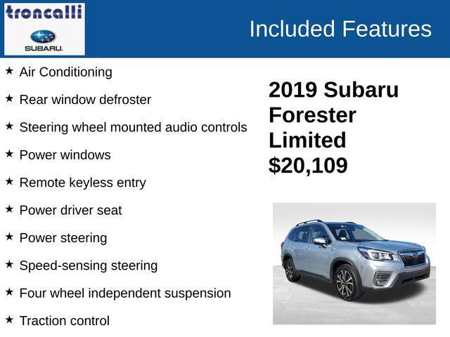 used 2019 Subaru Forester car, priced at $20,109