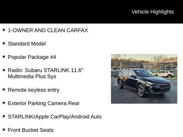 used 2024 Subaru Crosstrek car, priced at $23,981
