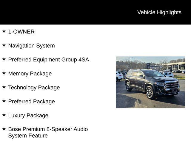 used 2023 GMC Acadia car, priced at $26,947