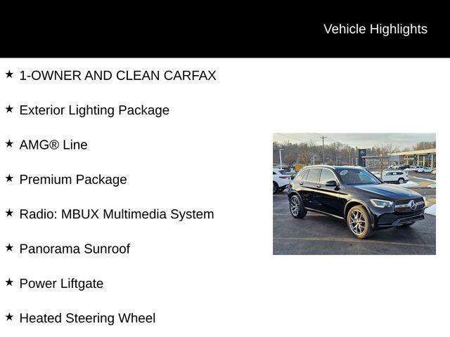used 2021 Mercedes-Benz GLC 300 car, priced at $24,989