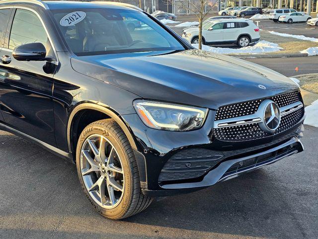 used 2021 Mercedes-Benz GLC 300 car, priced at $24,989