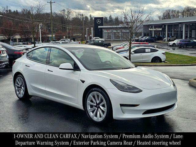 used 2022 Tesla Model 3 car, priced at $28,000