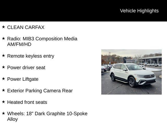 used 2022 Volkswagen Tiguan car, priced at $18,997