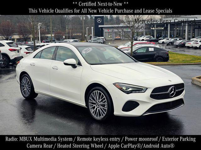 used 2025 Mercedes-Benz CLA 250 car, priced at $38,000
