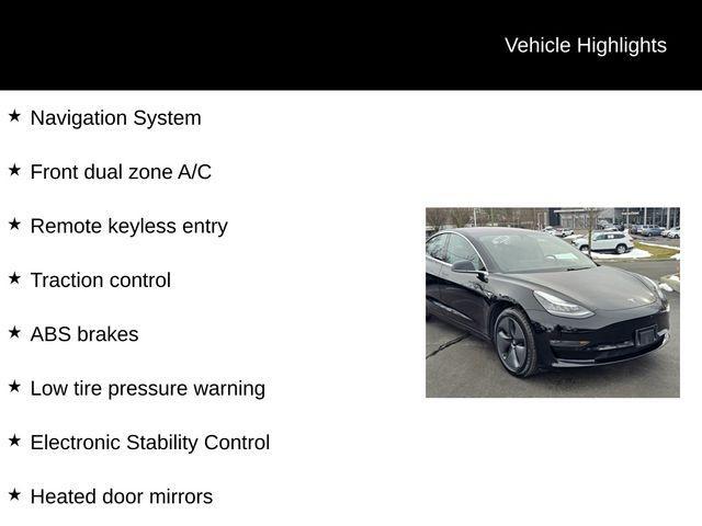 used 2018 Tesla Model 3 car, priced at $18,496
