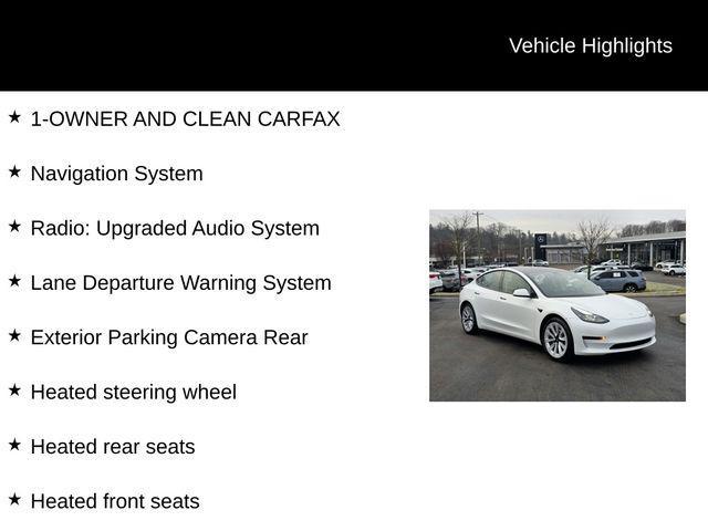 used 2021 Tesla Model 3 car, priced at $23,345
