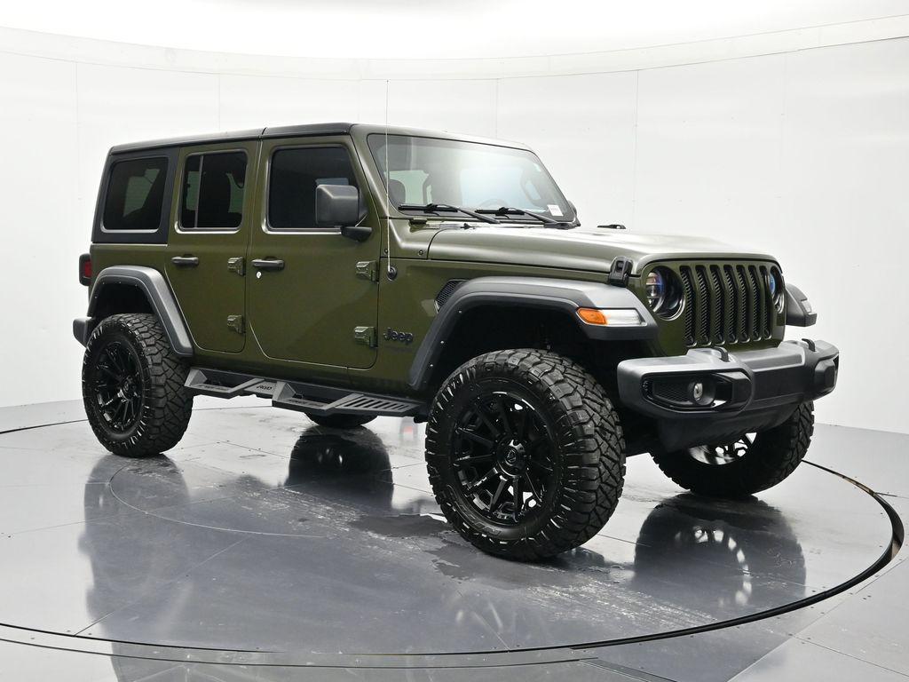used 2022 Jeep Wrangler Unlimited car, priced at $33,500