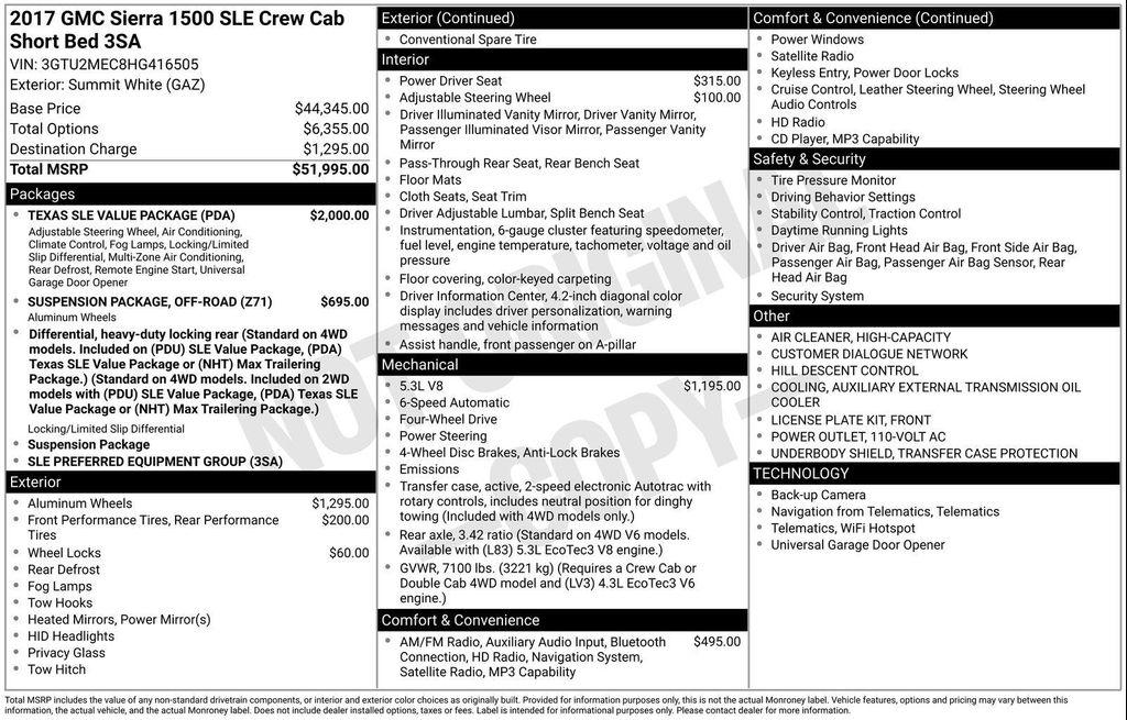 used 2017 GMC Sierra 1500 car, priced at $12,556