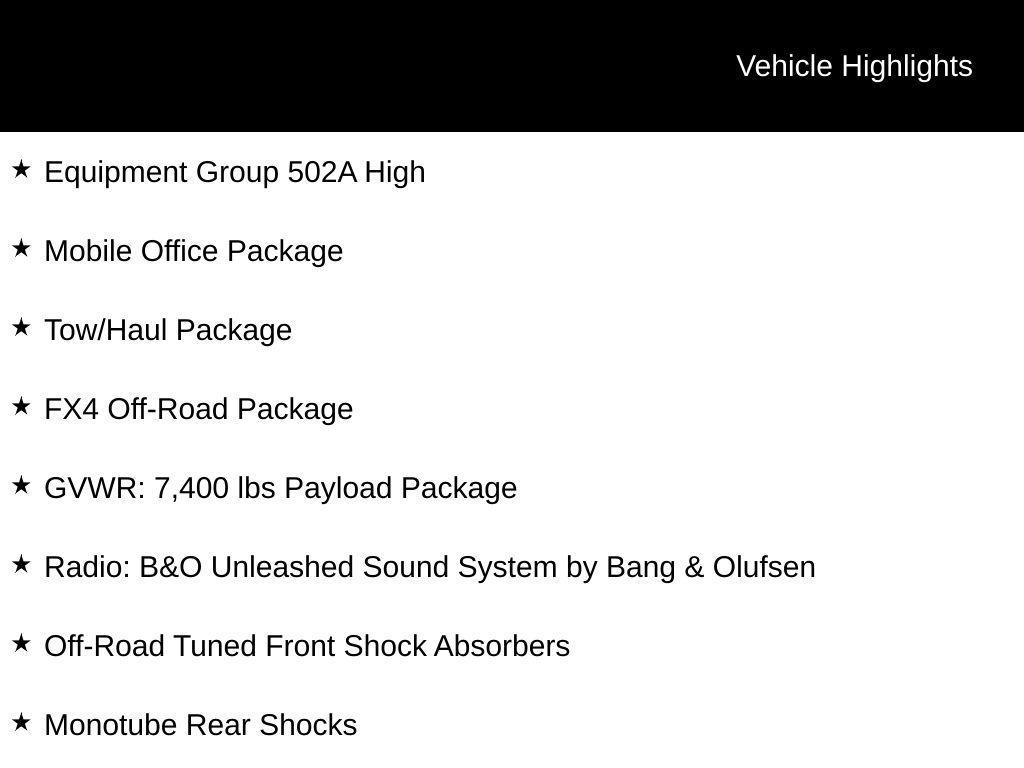 new 2025 Ford F-150 car, priced at $64,454