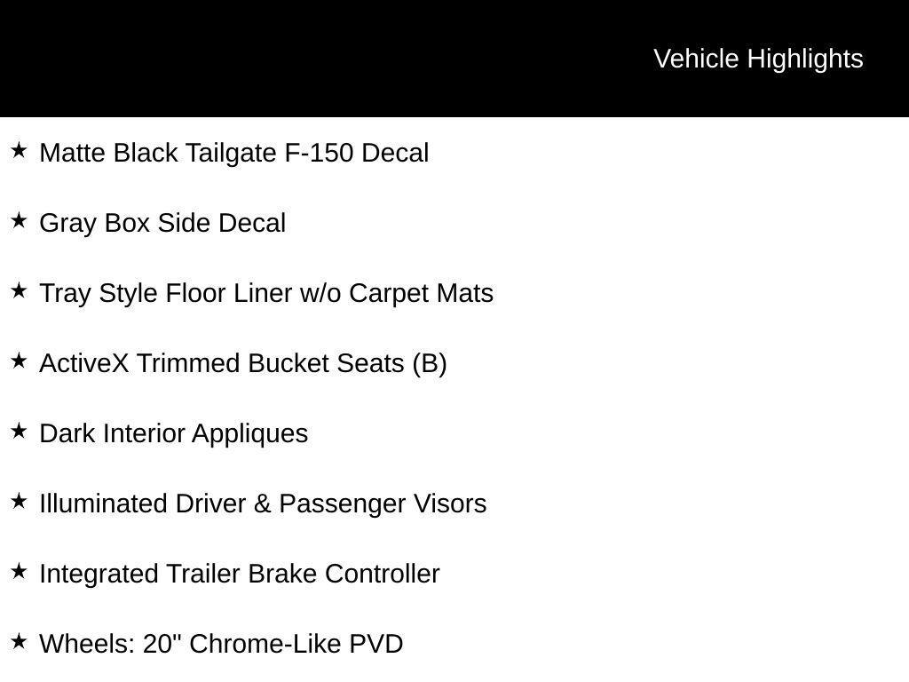 new 2025 Ford F-150 car, priced at $62,607