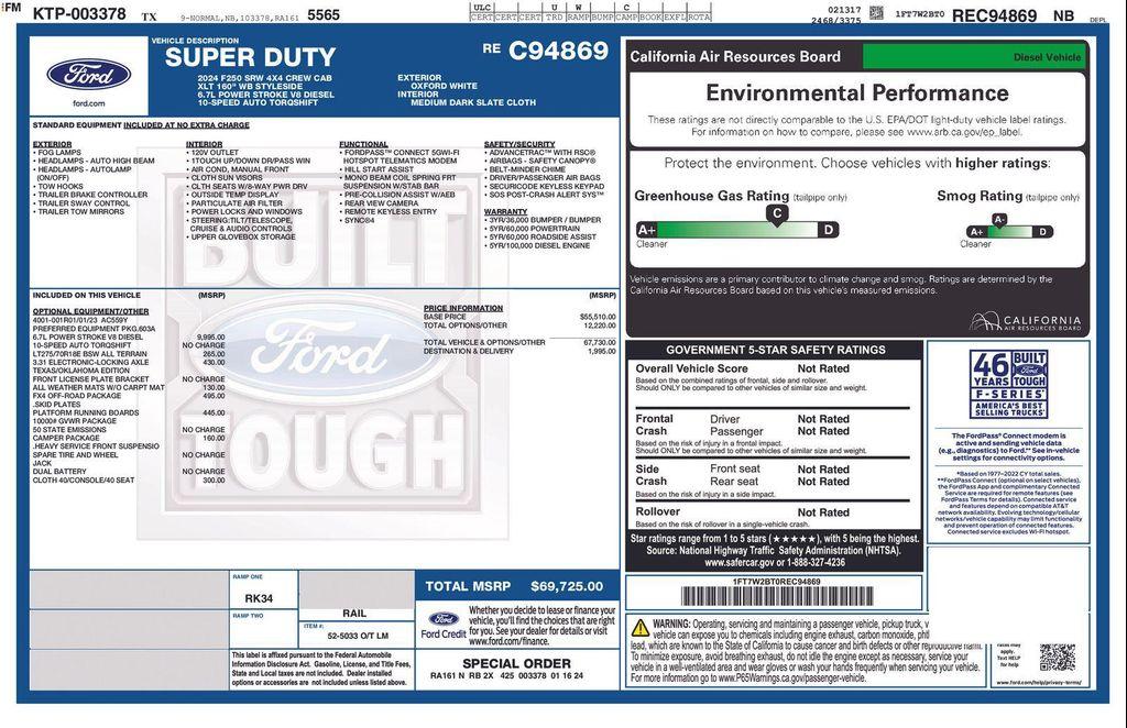 used 2024 Ford F-250 car, priced at $47,191