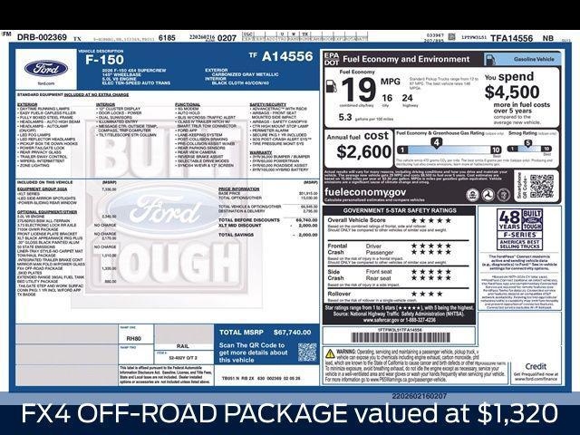 new 2026 Ford F-150 car, priced at $60,272