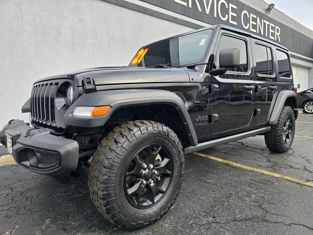 used 2021 Jeep Wrangler Unlimited car, priced at $25,795