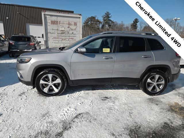 used 2021 Jeep Cherokee car, priced at $21,500