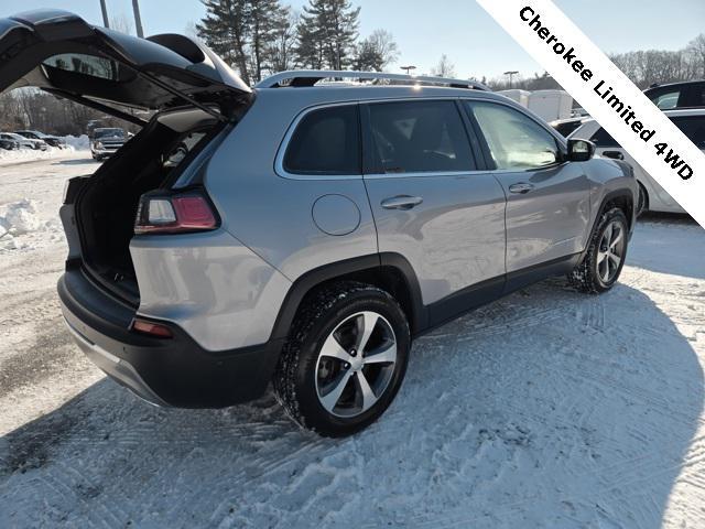 used 2021 Jeep Cherokee car, priced at $21,500