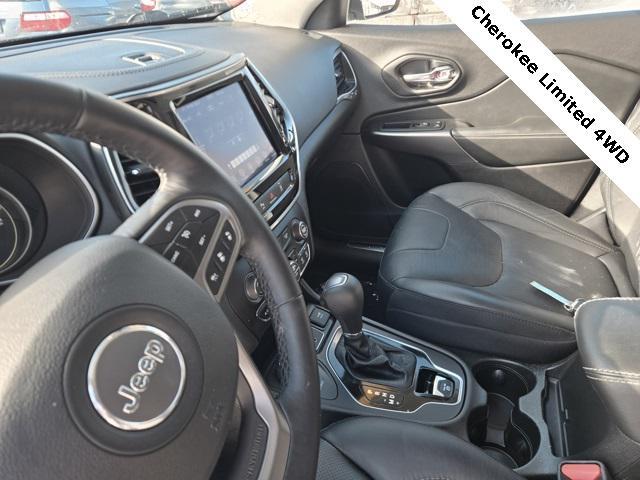 used 2021 Jeep Cherokee car, priced at $21,500