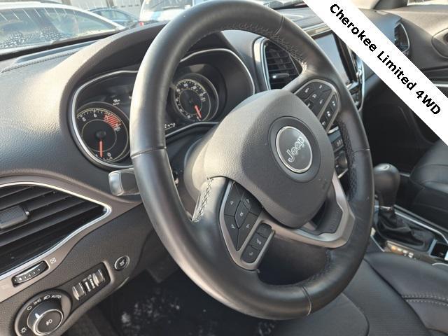 used 2021 Jeep Cherokee car, priced at $21,500