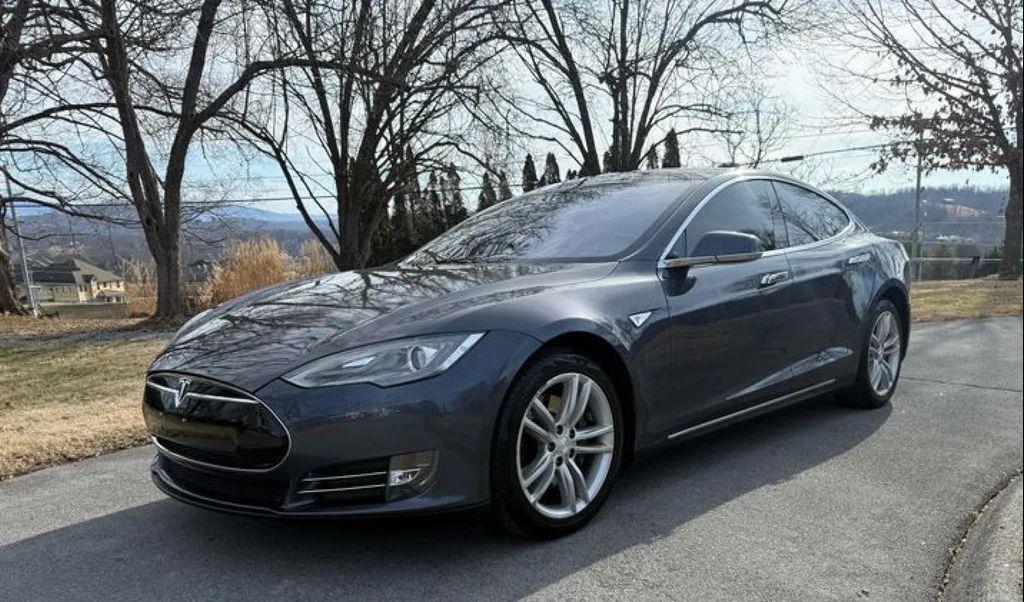 used 2014 Tesla Model S car, priced at $12,500