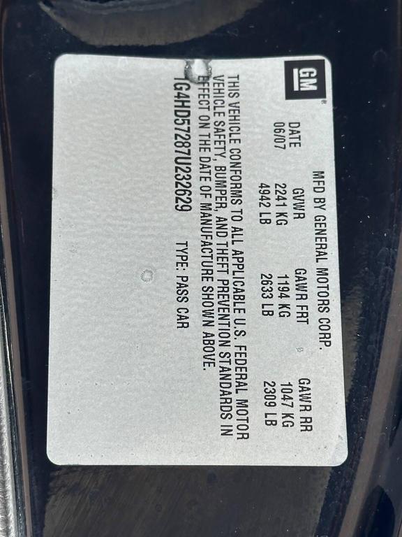 used 2007 Buick Lucerne car, priced at $3,477