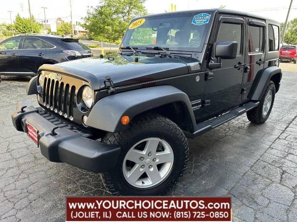 used 2015 Jeep Wrangler Unlimited car, priced at $17,977