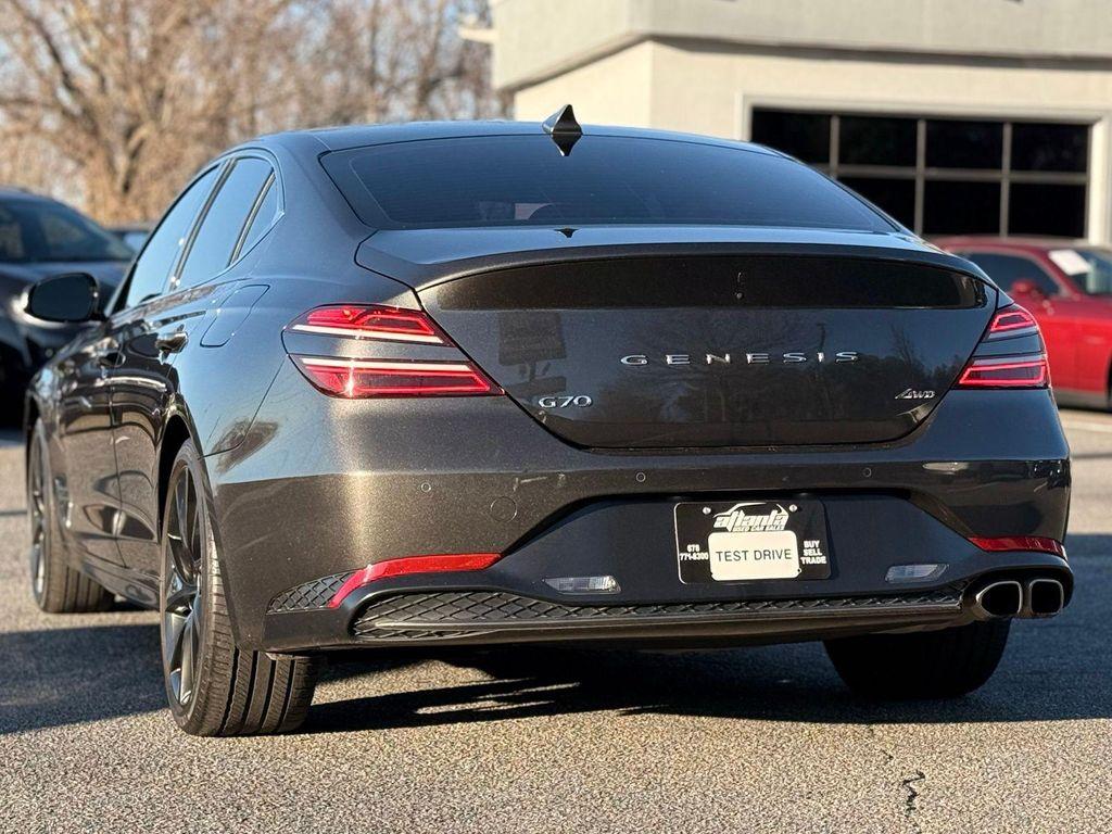 used 2023 Genesis G70 car, priced at $24,999
