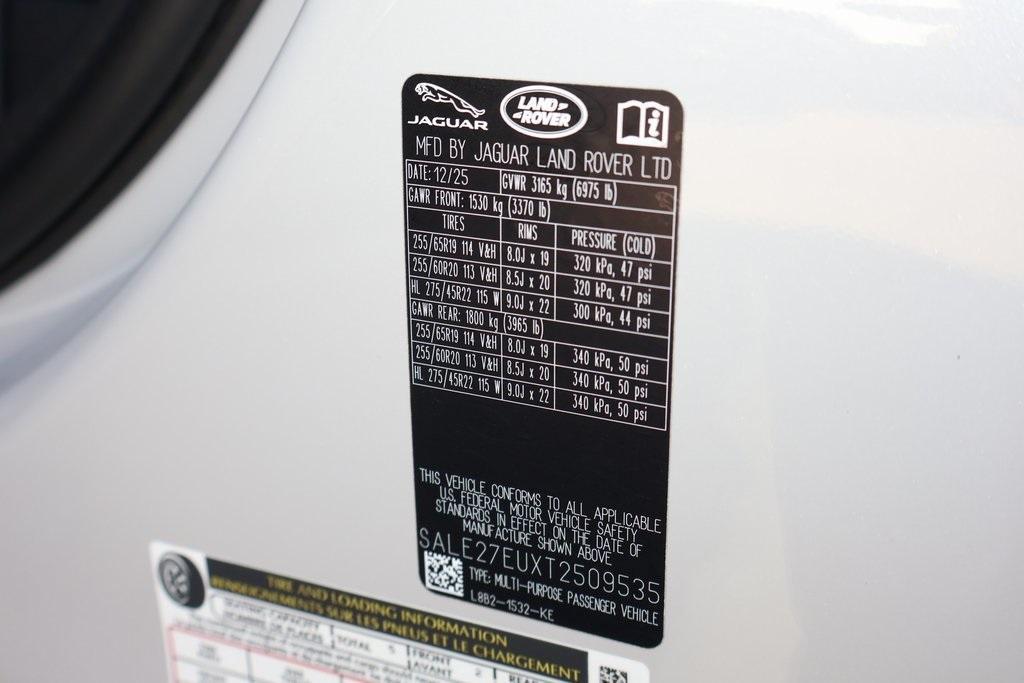 new 2026 Land Rover Defender car, priced at $88,926