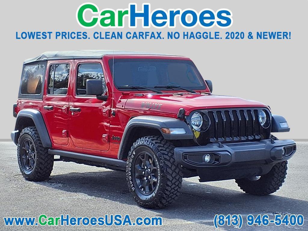 used 2021 Jeep Wrangler Unlimited car, priced at $19,994