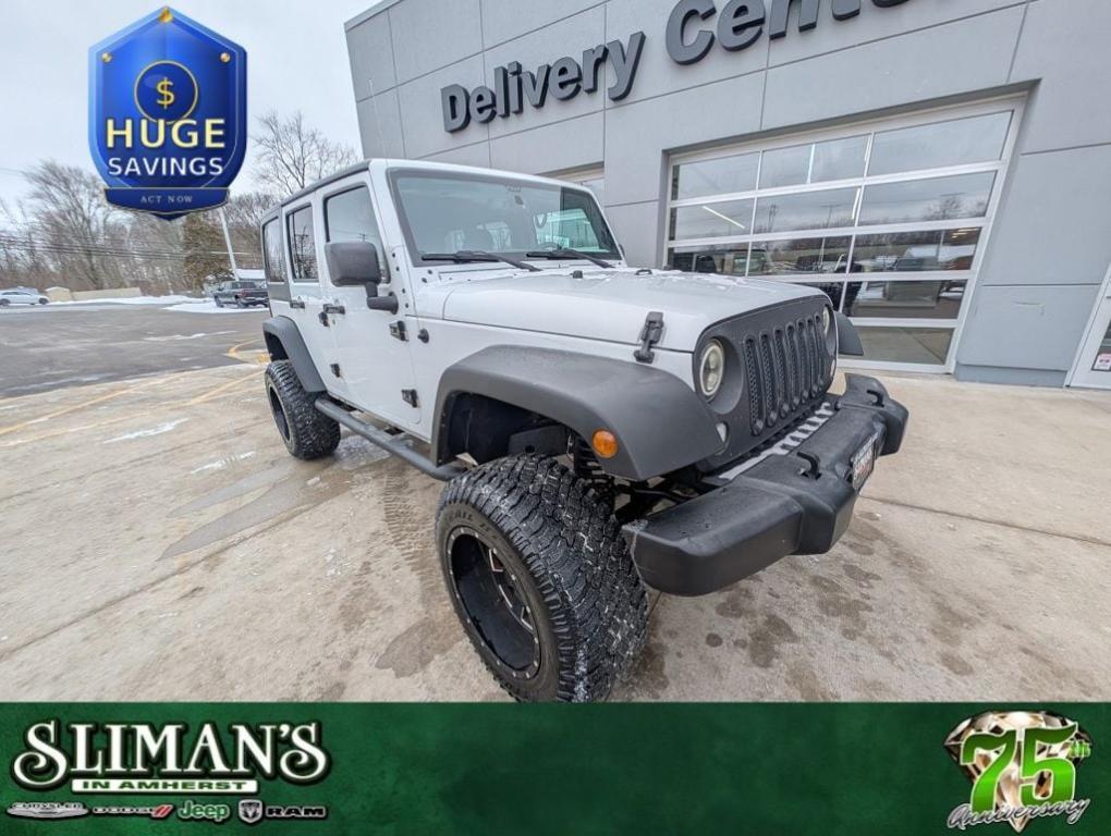used 2017 Jeep Wrangler Unlimited car, priced at $15,500
