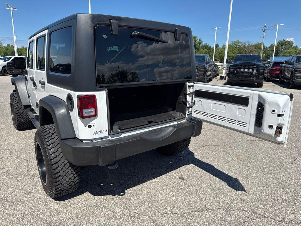 used 2017 Jeep Wrangler Unlimited car, priced at $15,500